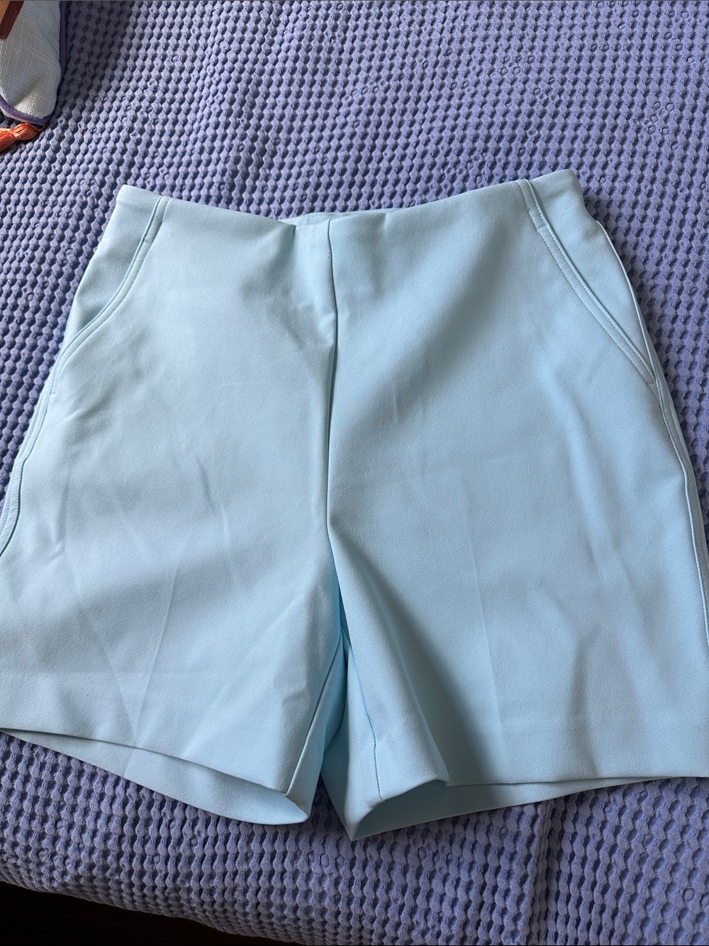Rachel Zoe Tiffany Blue Tailored Shorts